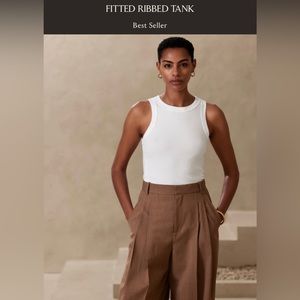 Banana Republic Fitted Ribbed Tank